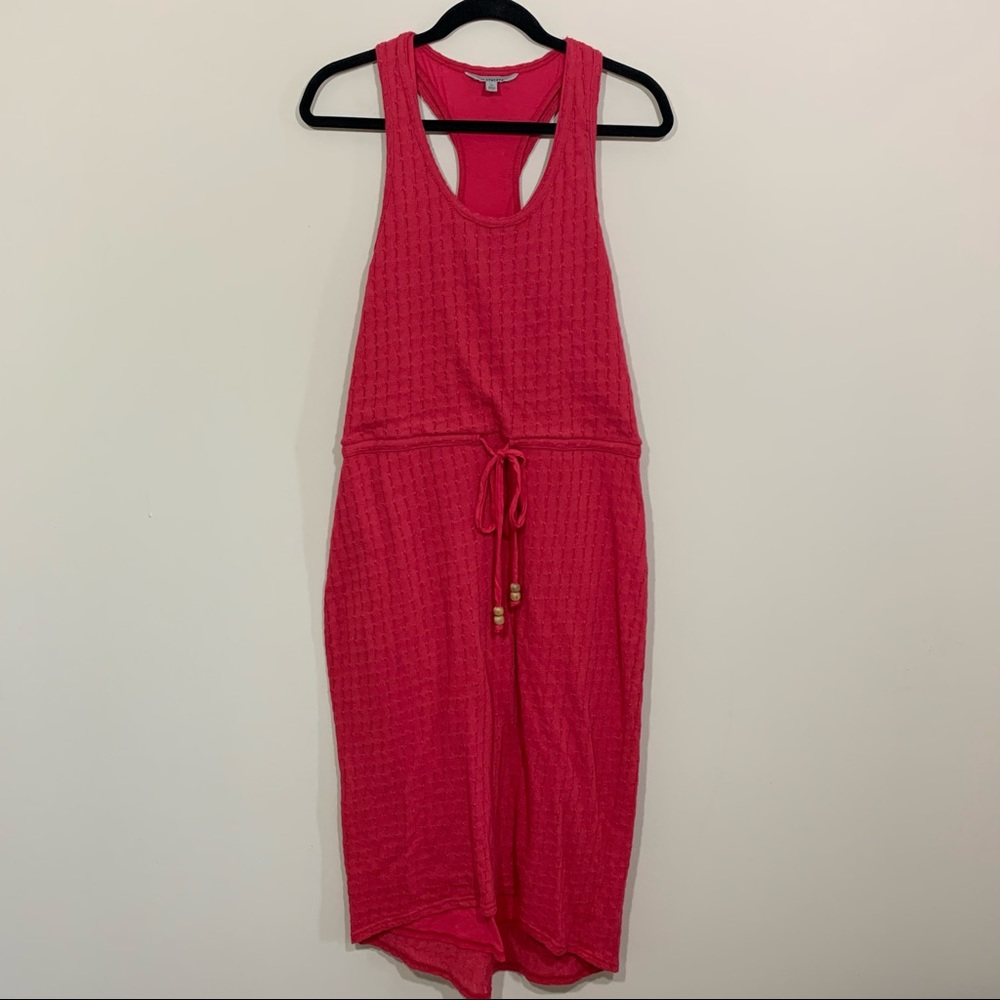 Athleta Crochet Maxi Dress Raspberry Pink Size Medium